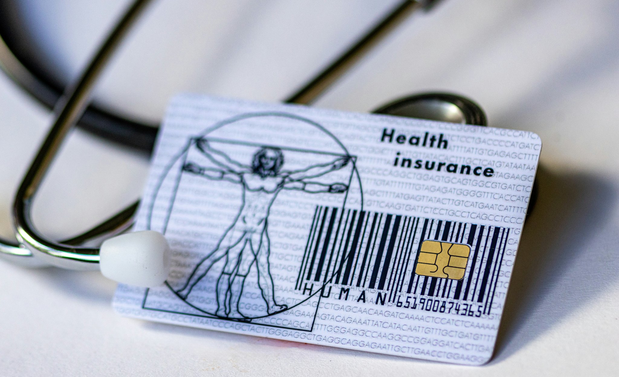 Photo of a business credit card on a desk