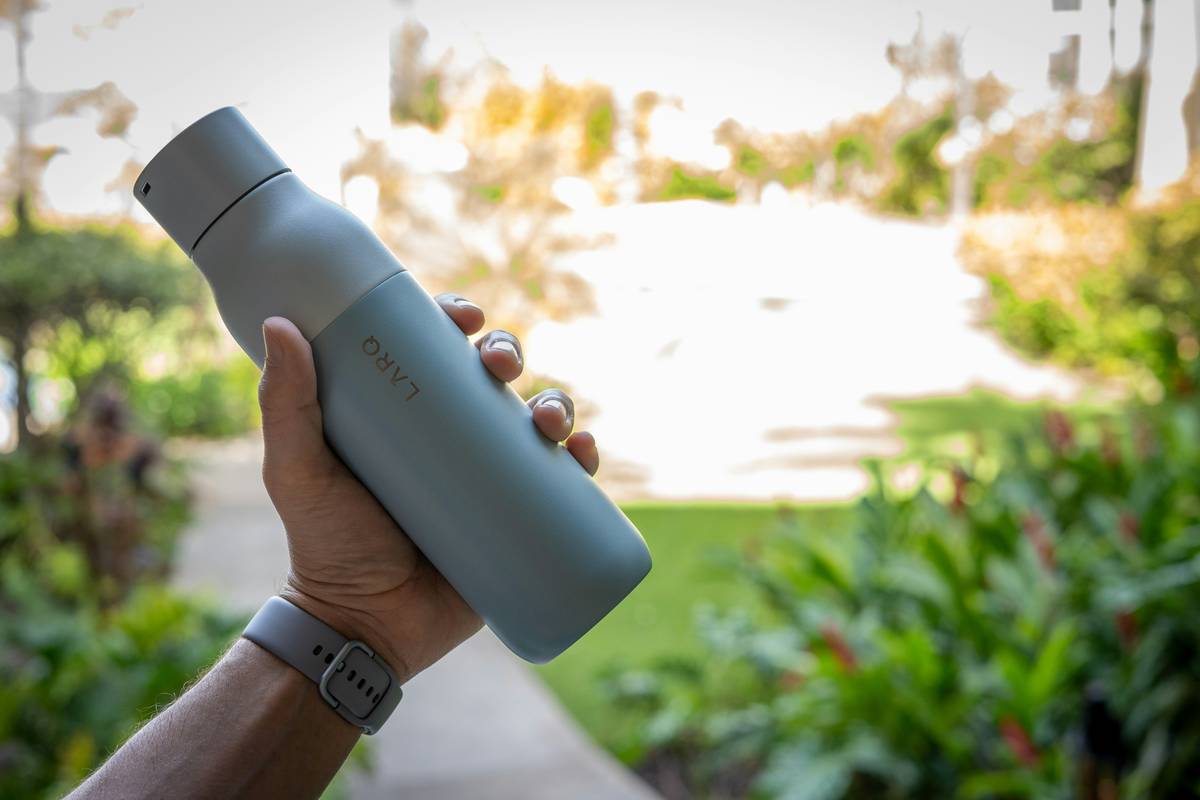 Reusable UV Filtered Water Bottle by LARQ